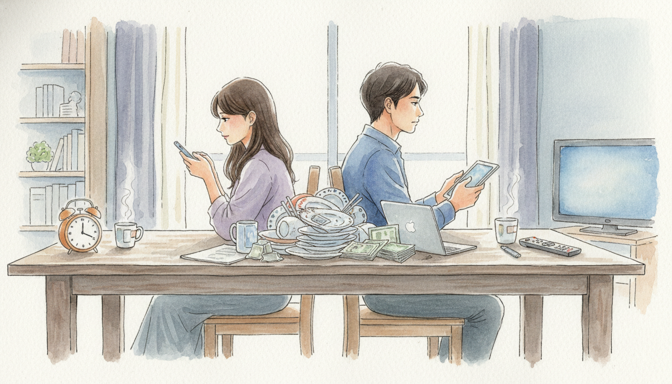 生活習慣と心のすれ違いが重なっているのが大きな理由です